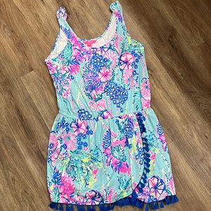 Lilly Pulitzer Jarrett Romper. Size XL. Worn once.